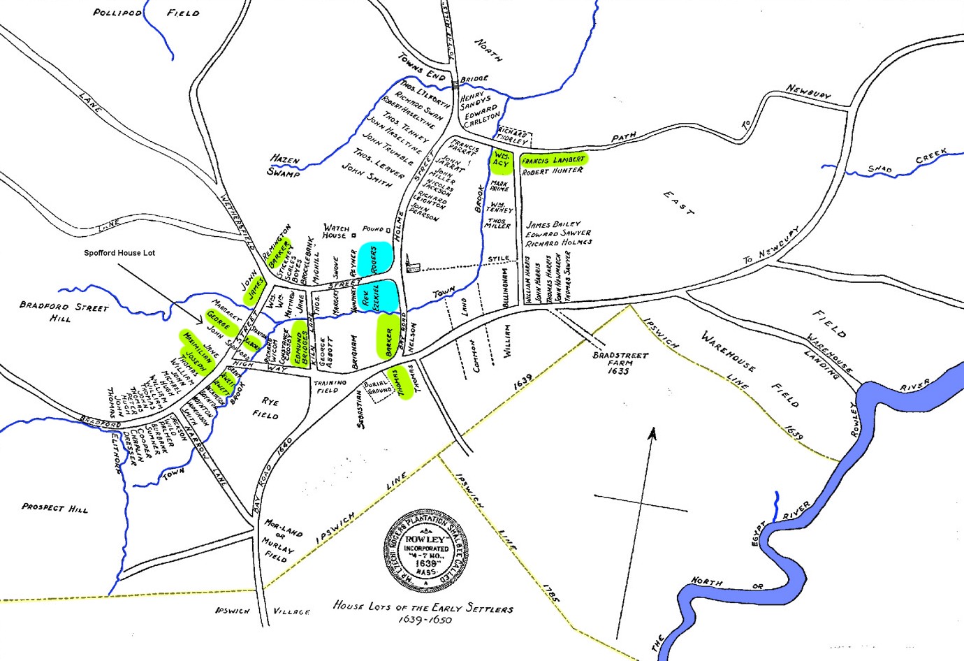 The 1639 Founding of Rowley, Massachusetts